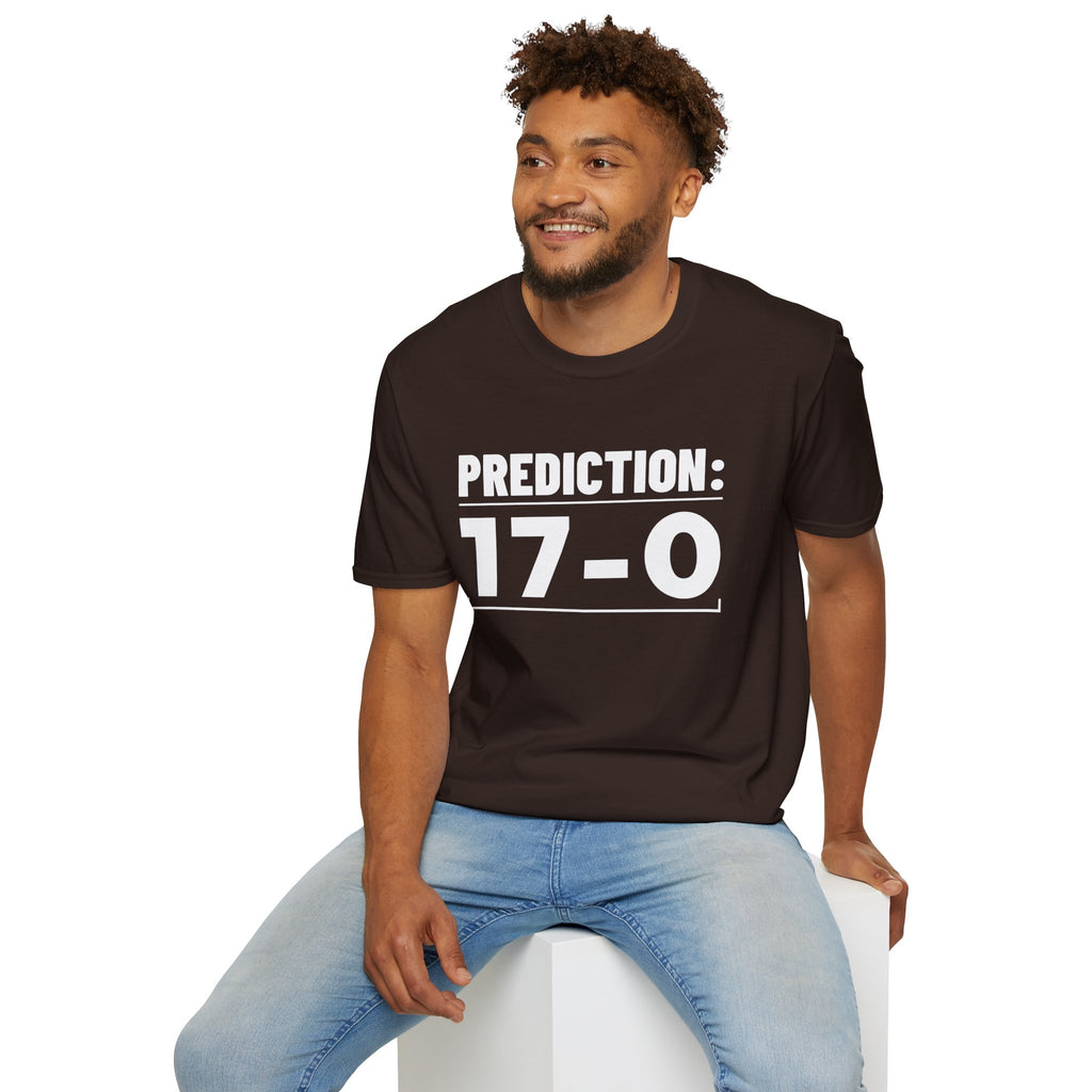 PREDICTION: 17-0 T-Shirt — Season record / framed