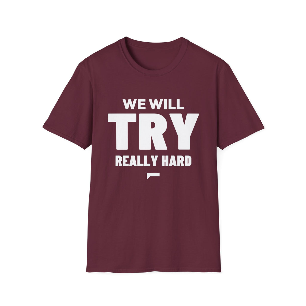 WE WILL TRY REALLY HARD T-Shirt