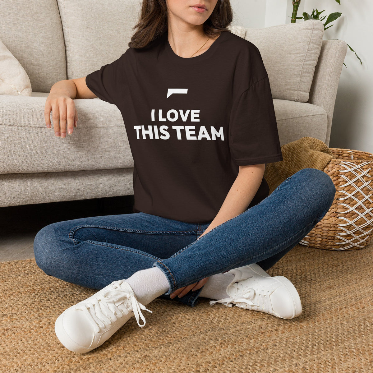 I LOVE THIS TEAM T-Shirt — FanJabs Symbol / Graphic Layout