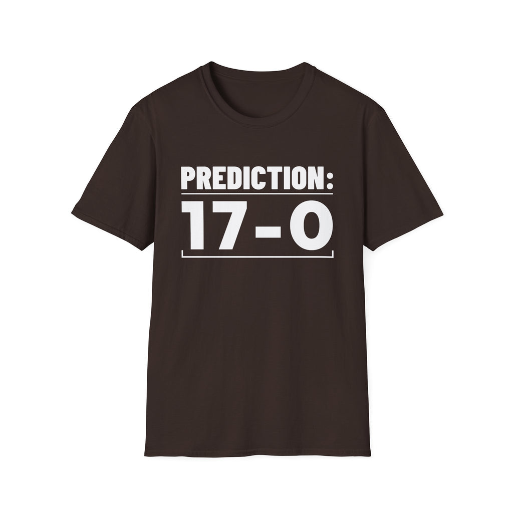 PREDICTION: 17-0 T-Shirt — Season record / framed