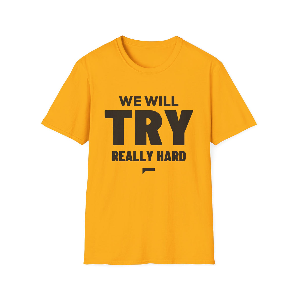 WE WILL TRY REALLY HARD T-Shirt