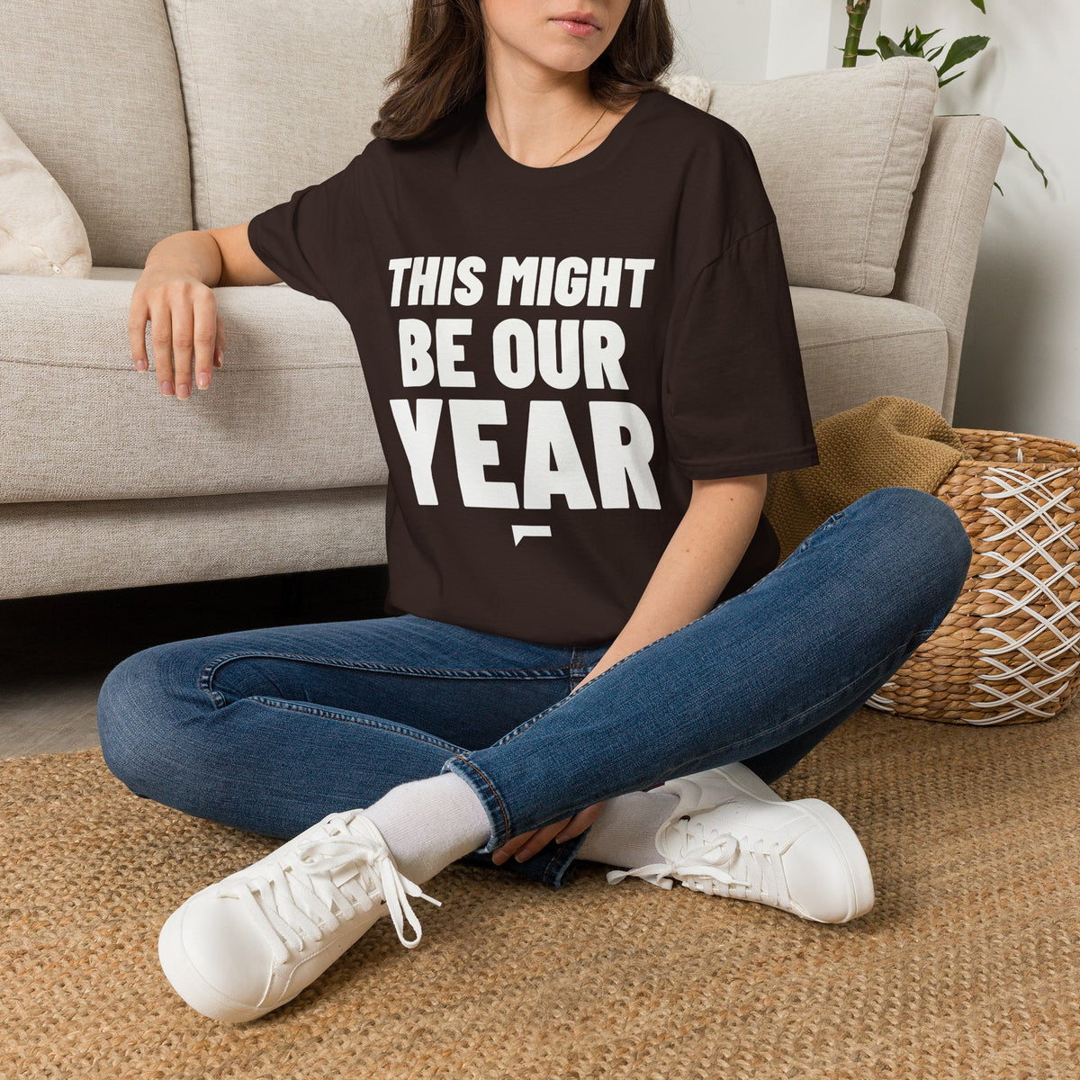 THIS MIGHT BE OUR YEAR T-Shirt - Bold Stack